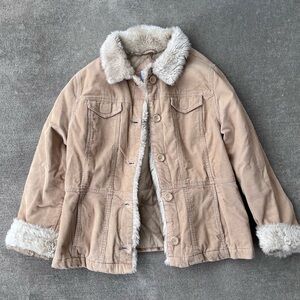 Vintage 90s Sonoma corduroy Sherpa jacket coat